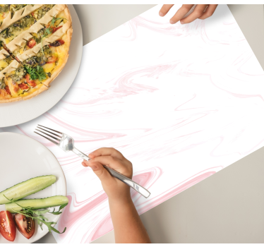 Platzset Textur Rosa marmor - TenStickers