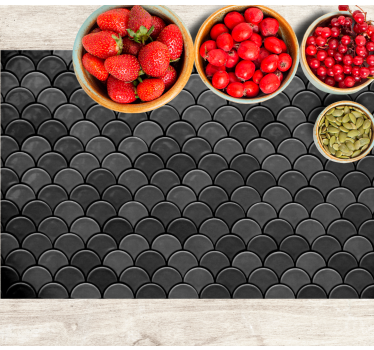 Platzset Textur Schwarze schuppen - TenStickers