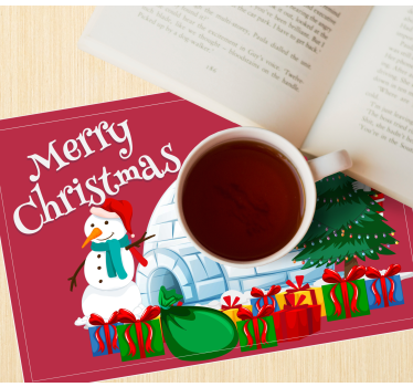 Platzset Weihnachten Urlaubsmotive und texte - TenStickers