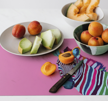 Platzset Zebra Pop-art - TenStickers