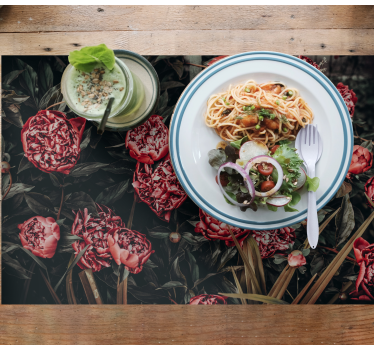 Tischset Blumen Die originellsten blumen - TenStickers