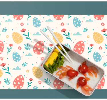 Tischset elegant Blaue eiform - TenStickers