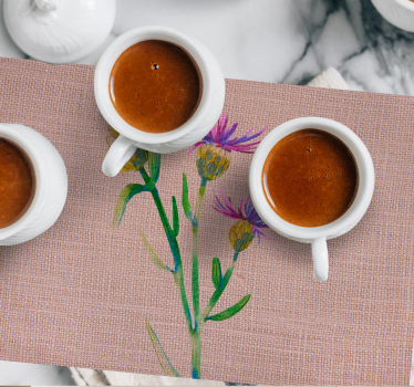 Elegantes Tischset gewebte Distel - TenStickers