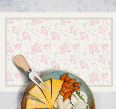 Tischset elegant Kleine blumen im vintage-stil - TenStickers