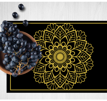 Tischset elegant mit anmutigem botanischen design - TenStickers