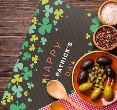Tischset halloween frohen st. patrick's day - TenStickers