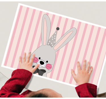 Tischset kinder mit niedlichem hasen-design - TenStickers