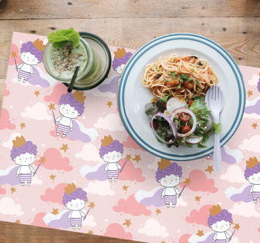 Tischset kinder mit niedlichen animationen - TenStickers