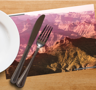 Tischset modern berglandschaft platzdeckchen - TenStickers