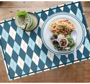 Tischset modern im harlekinmuster stil - TenStickers