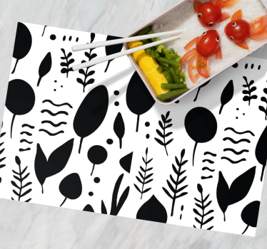 Tischset modern Naturbezogene schwarzweißbilder - TenStickers