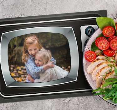 Tischset schwarz Tv anpassbares foto - TenStickers