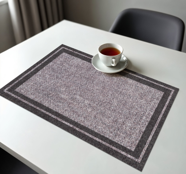 Tischset Textur grau strukturiert - TenStickers