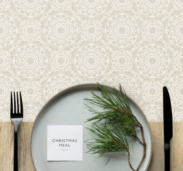 Tischset weihnachten für ein elegantes festtagsarrangement - TenStickers