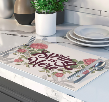 Tischset Zuhause der frühling ist da - TenStickers