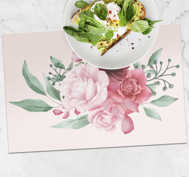 Tischsets originell blumendekoration - TenStickers