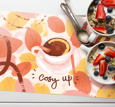 Tischsets originell für gemütliche kaffeetassen - TenStickers