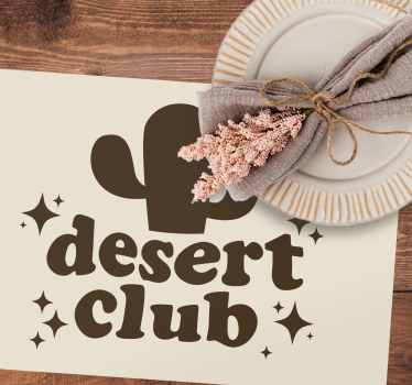 Tischsets originell im cactus club design - TenStickers
