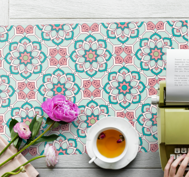 Tischsets originell im floralen illustrationsstil - TenStickers