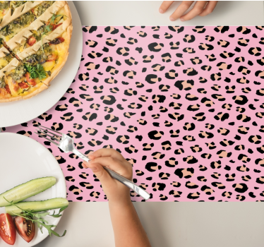Tischsets originell im leopardenmuster - TenStickers
