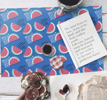 Tischsets originell im wassermelonenmuster - TenStickers