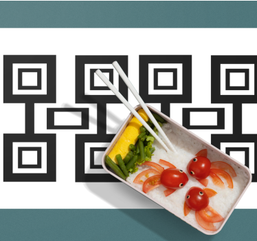 Tischset modern modernes kariertes motiv - TenStickers