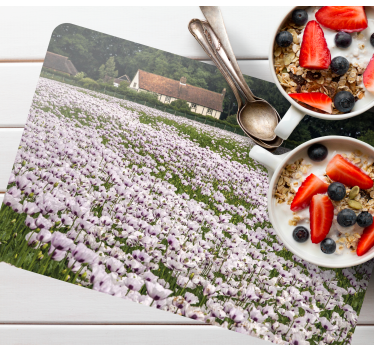 Tischsets originell lavendelfeld - TenStickers