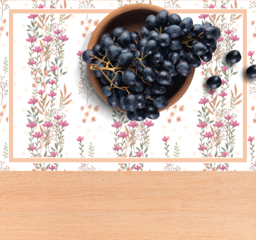 Tischsets originell mit anmutiger botanischer komposition - TenStickers