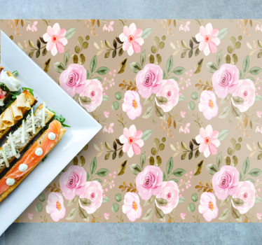Tischsets originell mit botanischem motiv - TenStickers