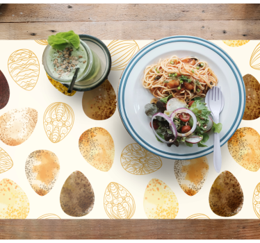 Tischsets originell mit elegantem eimuster - TenStickers