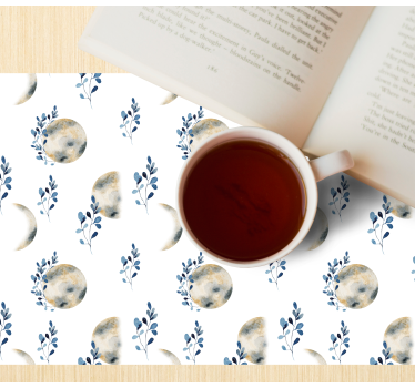 Tischsets originell mit himmlischen mondmustern - TenStickers