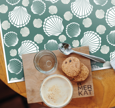 Tischsets originell mit muschelmotiven - TenStickers