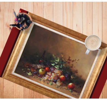 Tischsets originell mit obstarrangement kunst - TenStickers