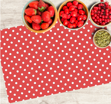 Tischsets originell mit punkten design - TenStickers