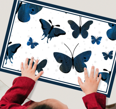 Tischsets originell mit schmetterlingsmuster kunst - TenStickers