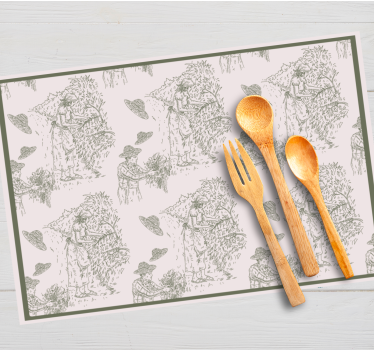 Tischsets originell naturszene erntezeit - TenStickers