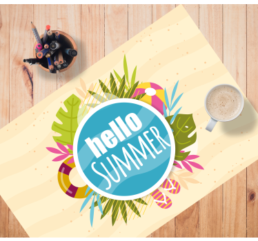 Tischsets originell sommerlaune genießen - TenStickers