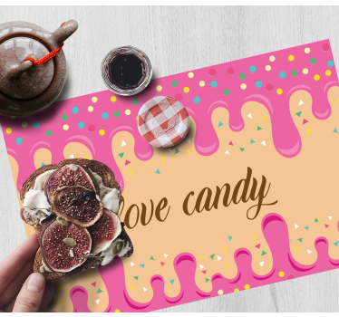 Tischsets originell süße leckereien inspiration - TenStickers