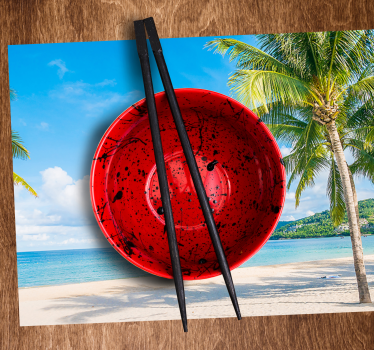 Tischsets originell traumstrand tropisch - TenStickers