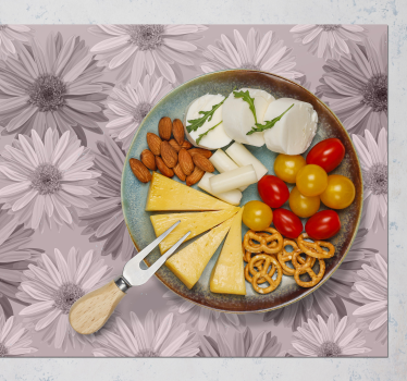 Tropische Blumen Vinyl Tischsets - TenStickers