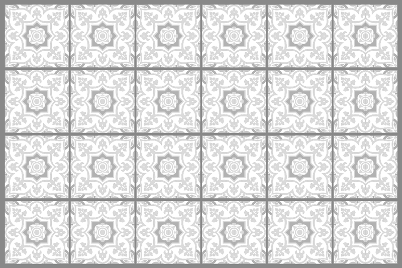 Tischsets originell grautöne - TenStickers