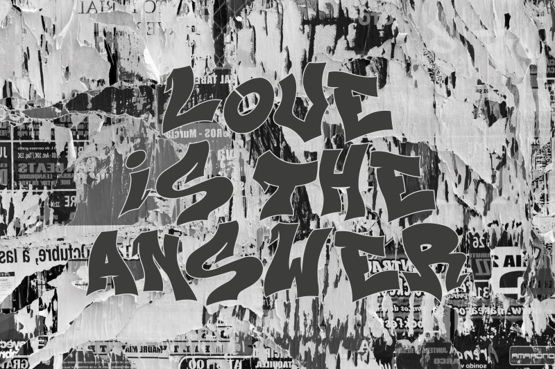 Tischset text mit mutiger zitatbotschaft - TenStickers