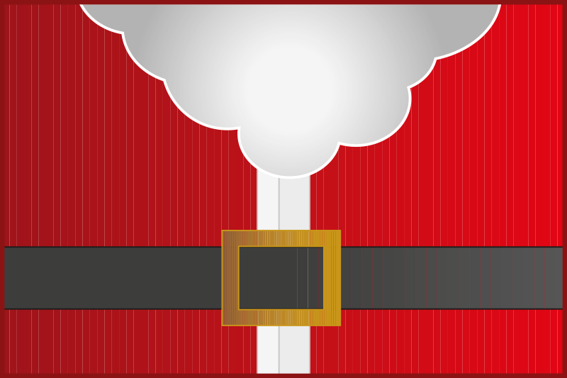 Weihnachtsmann Kleidung Weihnachten Tischsets - TenStickers