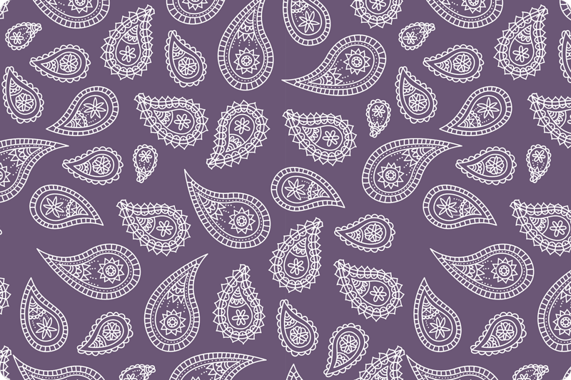 Tischsets originell mit paisleymuster - TenStickers