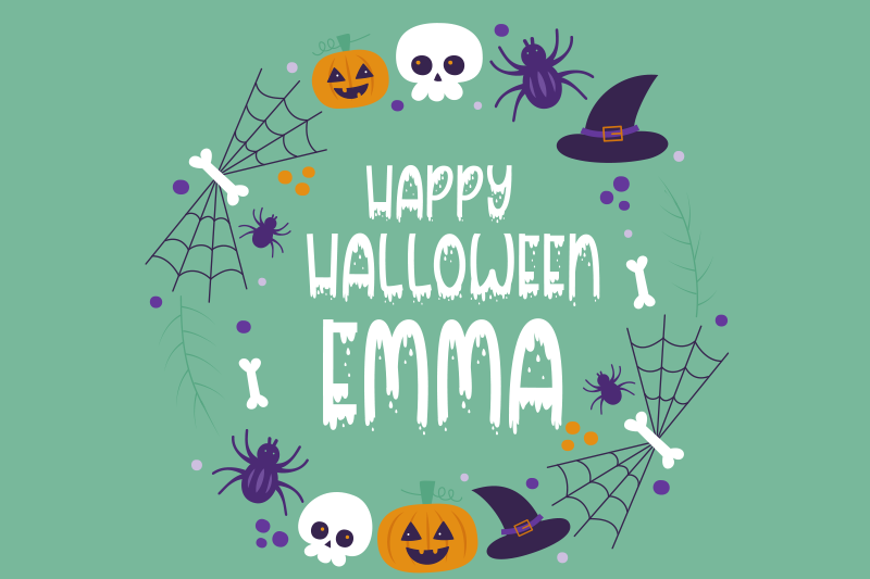 Tischset halloween im halloween design - TenStickers
