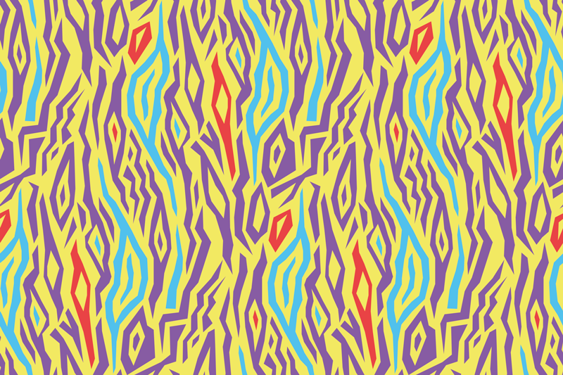 Tischset textur buntes abstract muster - TenStickers