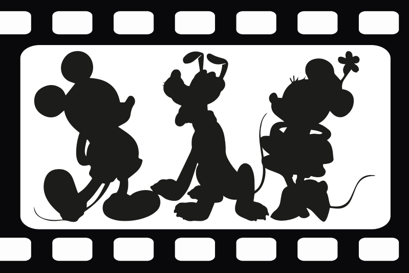 Tischset Kinder Mickey und minney und pluto - TenStickers