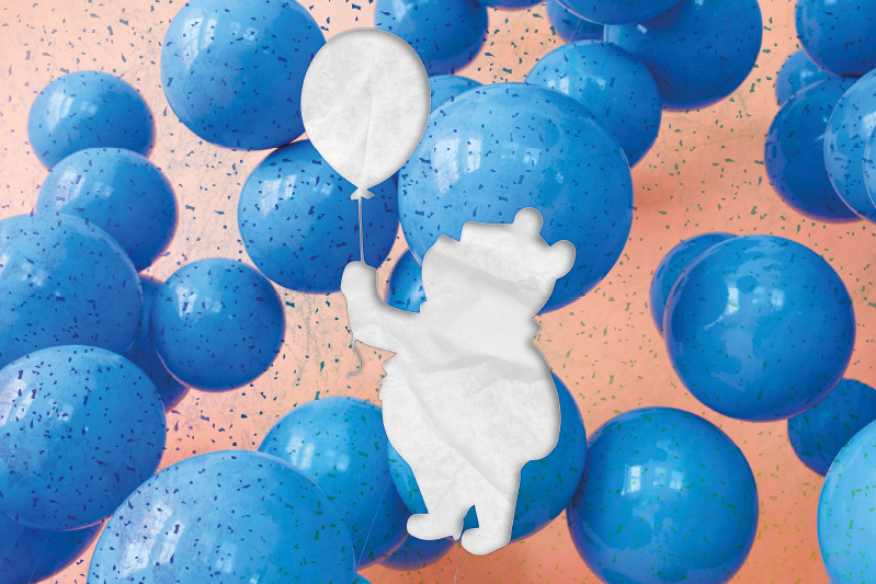 Tischset Kinder Winnie the pooh geburtstag - TenStickers