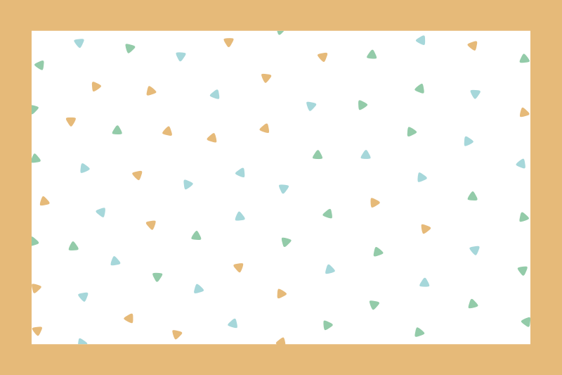 Tischset mit namen im eleganten dreiecksmuster - TenStickers