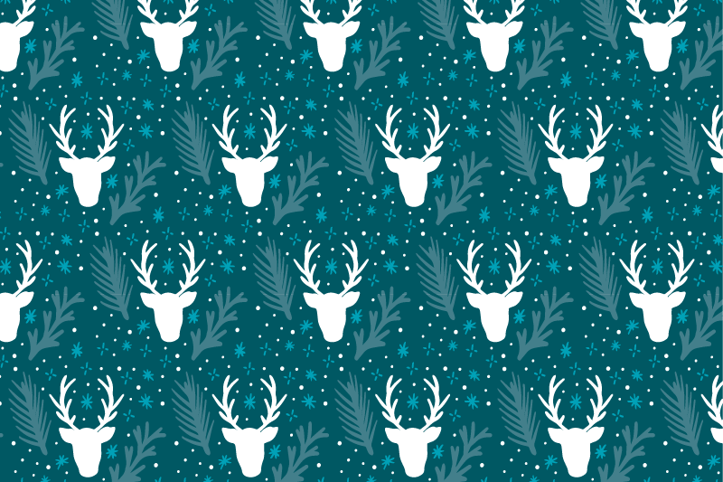 Tischset weihnachten elegante festliche tischdekoration - TenStickers